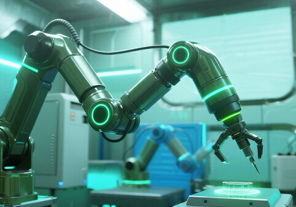 DC motor for robotic arm applications